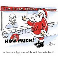How Much! - For a sledge, one adult, and four reindeer!?